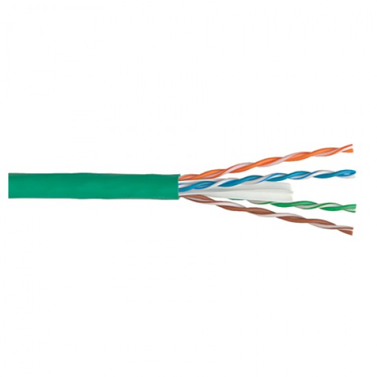977964-16-05 Coleman Cable Cat 6 23/4pr CMP - GREEN - 1000 Feet Plenum 977964-16-05 Coleman Cable Cat 6 23/4pr CMP - GREEN - 1000 Feet Plenum