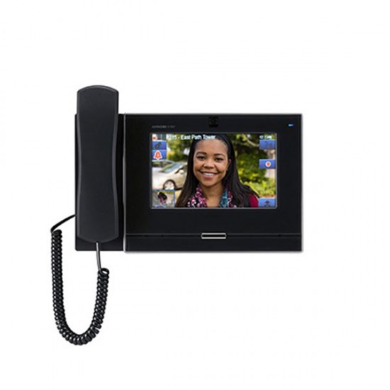 IX-MV7-HB Aiphone IX Series IP Addressable Master Station and 7" Touchscreen - Black