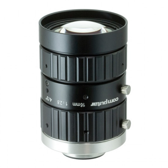F1628-MPT Computar 1.4" C-Mount 16mm F2.8 45MP Manual Iris Lens