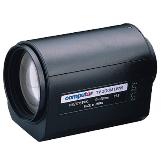 H10Z1218PDC Computar 1/2" CS-Mount Motorized Zoom 12-120mm F/1.8 DC Auto Iris Lens