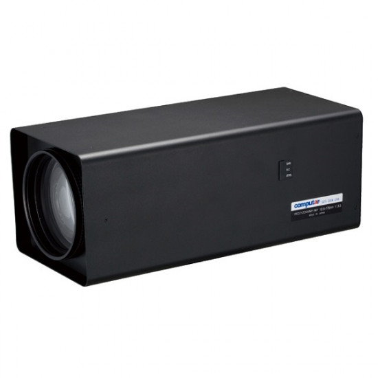H62Z1235AMP-MP Computar 1/2" C-Mount Motorized Zoom 12.5-775mm F/3.5 2.0 Megapixel Video Auto Iris