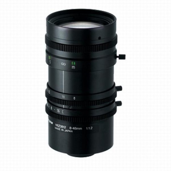 H6Z0812 Computar 1/2" C-Mount 8-48mm F/1.2 Manual Iris Manual Zoom Lens