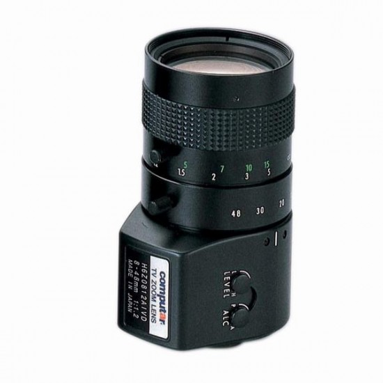 H6Z0812AIVD Computar 1/2" C-Mount 8-48mm F/1.2 Video Auto Iris Manual Zoom Lens