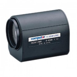 H6Z0812AMS Computar 1/2" C-Mount 8-48mm Motorized Zoom F/1.2 Video Auto Iris Lens