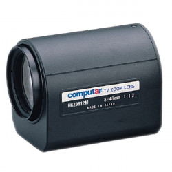 H6Z0812M Computar 1/2" C-Mount 8-48mm Motorized Zoom F/1.2 3 Motors
