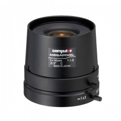 M1616FIC-MP Computar 2/3" C-Mount 16mm F/1.8 5 Megapixel Manual Iris Lens