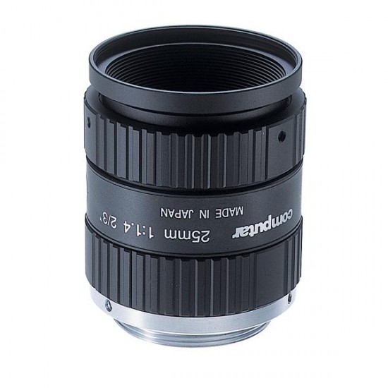 M2514-MP Computar 2/3" 25mm f1.4 w/ Locking Iris & Focus Megapixel C-Mount Lens