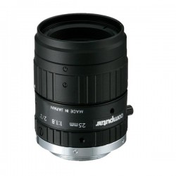 M2518-MPW Computar 2/3" C-Mount 25mm F/1.8 5 Mega-Pixel Ultra Low Disortion Manual Iris Lens