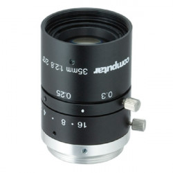 M3528-MPW3 Computar 2/3" C-Mount 35mm F2.8 8MP Fixed Iris Lens