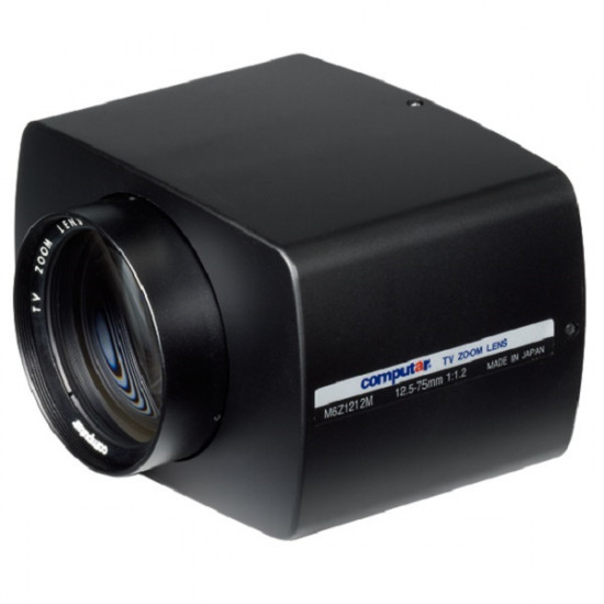 M6Z1212M Computar 2/3" C-Mount 12.5-75mm Motorized Zoom F/1.2 3 Motors