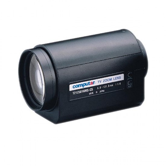 T21Z5816MS Computar 1/3" CS-Mount 5.8-121mm Motorized Zoom F/1.8 3 Motors