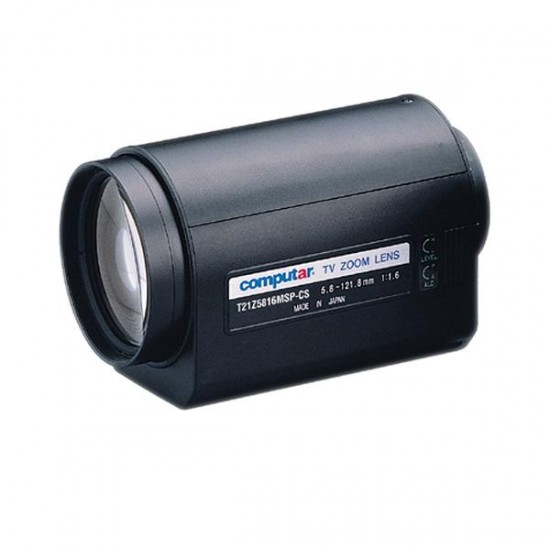 T21Z5816MSP-CS Computar 1/3" CS-Mount 5.8-121mm Motorized Zoom F/1.8 3 Motors
