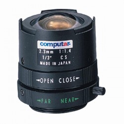 T2314FICS Computar CS-Mount 2.3mm F/1.4 Monofocal Manual Iris Lens