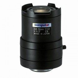 T4Z2813CS-IR-2 Computar CS-Mount 2.8-12mm Vari-focal F/1.3 IR-corrected Manual Iris Lens