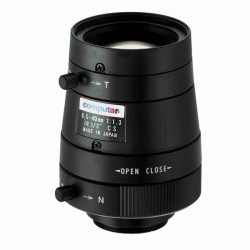T5Z8513CS-IR Computar CS-Mount 8.5-40mm Vari-focal F/1.3 IR-corrected Manual Iris Lens