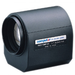 T6Z5710MP-CS Computar 1/3" 5.7-34.2mm Motorized Remote Control F1-F16C CS Mount 3 Motors Lens