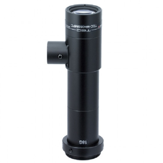 TEC-M4065MPC Computer C-Mount 2MP 2/3" 65mm Telecentric Lens 4x Magnification Coaxial Type