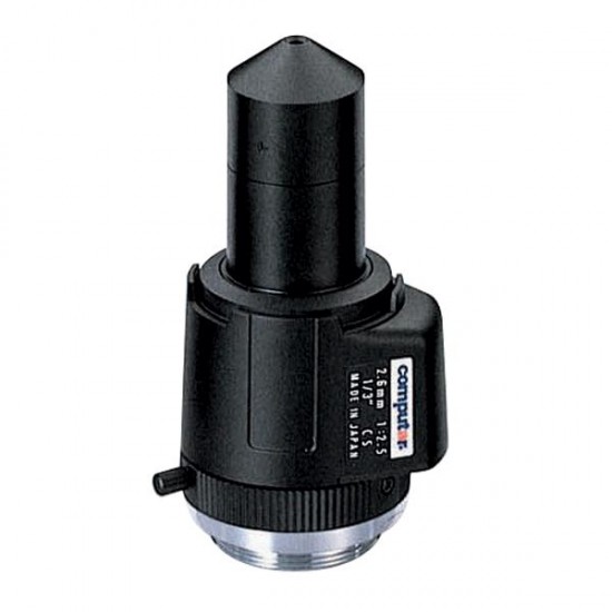 TG2625FCS-P Computar 1/3" CS-Mount 2.6mm F/2.5 DC Auto Iris Lens
