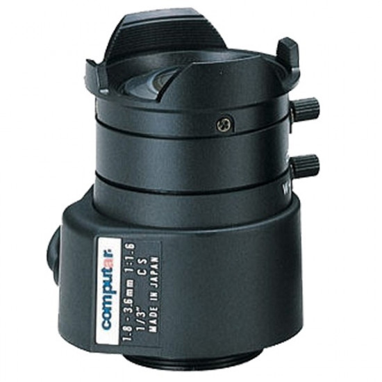 TG2Z1816FCS Computar CS-Mount 1.8-3.6mm Vari-focal F/1.6 DC Auto Iris Lens