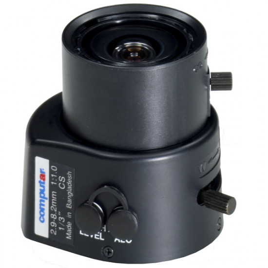 TG3Z2910AFCS Computar CS-Mount 2.9-8.2mm Vari-focal F/1.0 Video Auto Iris Lens