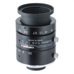 V3528-MPY Computar 1.1" C-Mount 35mm F/2.8 12 Mega-Pixel Ultra Low Distortion Manual Iris Lens