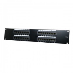 CAT5E-PATCHPNL-32 Pro's Kit 7P-32TK11CEC-BK CAT 5E Patch Panel 32 Port 2U Rack Mount