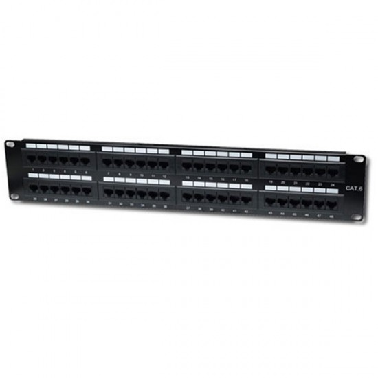 CAT 6 Patch Panel 48 Port Straight Entry