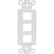 20-5162 3 Keystone Insert Decor Plate - White