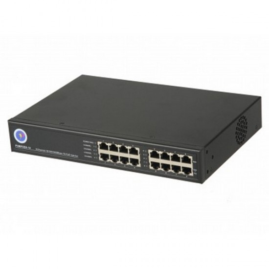 P3MPOE16-15 P3 16 Port 15.4W Per Port PoE Mid-Span