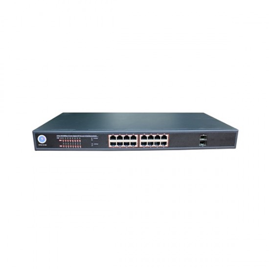 P3POE18-30GM P3 16 Port Web Managed PoE Switch and 2 Uplink Ports
