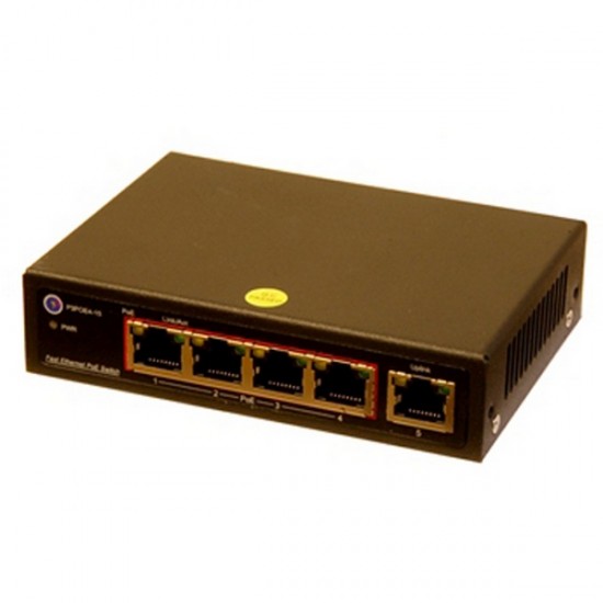 P3POE4-15G P3 4 Port PoE Switch and 1 Uplink Port