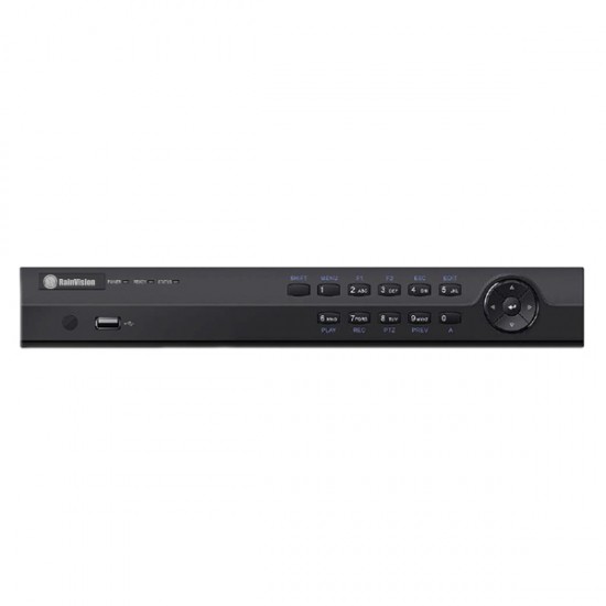 HNVR16P16/4TB Rainvision 16 Channel at 4K (2160p) NVR 160Mbps Max Throughput - 4TB w/ Built-in 16 Port PoE