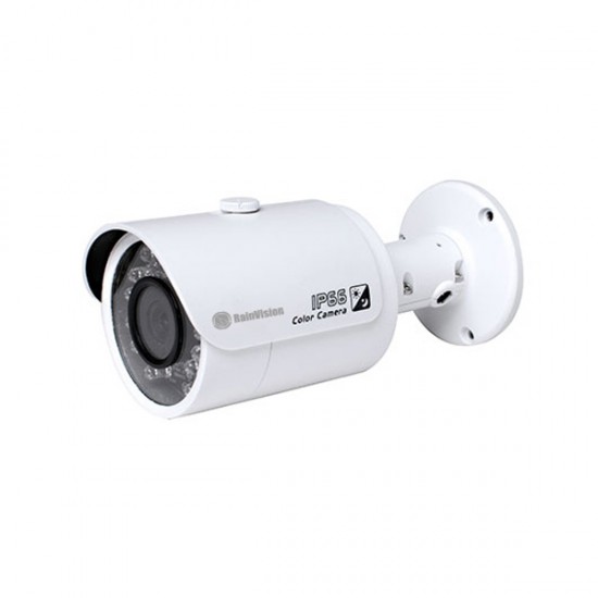 IPBL3-3.6-W Rainvision 3.6mm 20FPS @ 3MP Outdoor IR Day/Night Bullet IP Security Camera 12VDC/PoE - White
