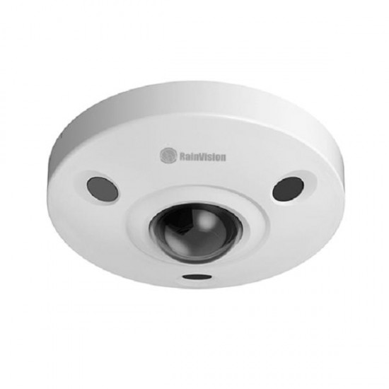 IPFE12-IR-V Rainvision 1.57mm 15FPS @ 12MP Outdoor IR Day/Night WDR Fisheye Panoramic IP Security Camera 12VDC/PoE