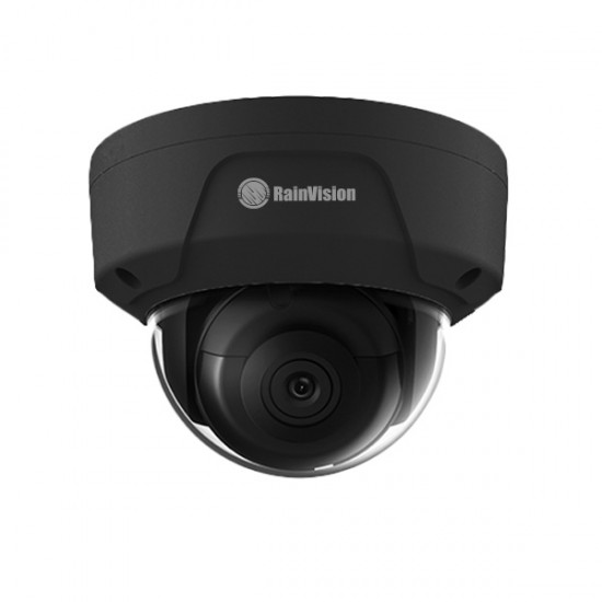 IPH2VD4-3-G Rainvision 2.8mm 30FPS @ 4MP Outdoor IR WDR Day/Night Rugged Dome IP Security Camera 12VDC/PoE - Dark Gray