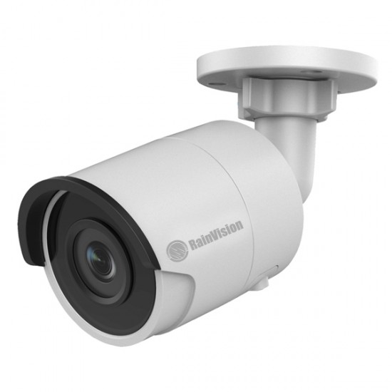 IPHBL8-3-W Rainvision 2.8mm 20FPS @ 8MP (4K) Outdoor IR Day/Night Rugged Mini Bullet IP Security Camera 12VDC/PoE IPHBL8-3-W Rainvision 2.8mm 20FPS @ 8MP (4K) Outdoor IR Day/Night Rugged Mini Bullet IP Security Camera 12VDC/PoE