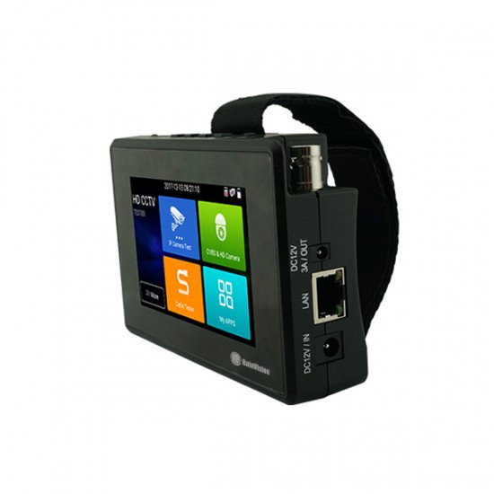 IPHDOC-4IN-4K Rainvision 4" Wrist Touch Screen Test Monitor w/ Built-in Wifi H.265 4K - HD-TVI / HD-CVI / AHD / Analog and IP