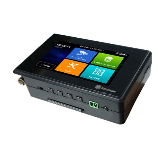 IPHDOC-4IN-4K Rainvision 4" Wrist Touch Screen Test Monitor w/ Built-in Wifi H.265 4K - HD-TVI / HD-CVI / AHD / Analog and IP