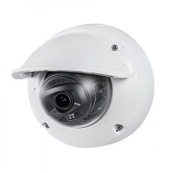 FD9367-EHTV-v2 Vivotek 2.7~13.5mm Motorized 60FPS @ 2MP Outdoor IR Day/Night WDR Dome IP Security Camera 12VDC/24VAC/PoE with Sunshield