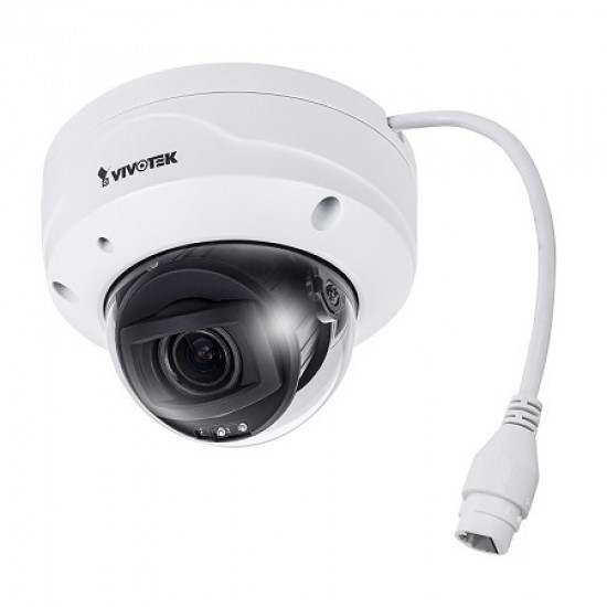 FD9388-HTV Vivotek 2.8-12mm Motorized 20FPS @ 5MP Outdoor IR Day/Night WDR Dome IP Security Camera PoE
