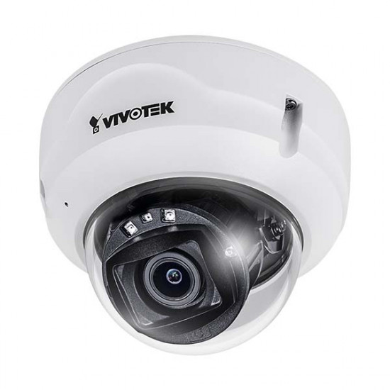 FD9389-EHTV-V2 Vivotek 2.8~10mm Motorized 30FPS @ 5MP Outdoor IR Day/Night WDR Dome IP Security Camera PoE