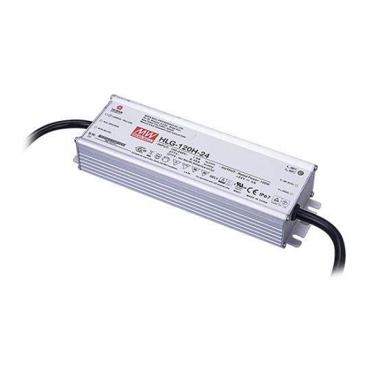 HLG-120H-24 Vivotek 120W Single Output Switching Power Supply 24VDC