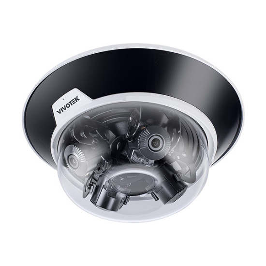 MA9322-EHTVL Vivotek Multi-Sensor 3.7~7.7mm Motorized 30FPS @ 20MP Outdoor IR Day/Night WDR Dome IP Security Camera 24VAC/PoE